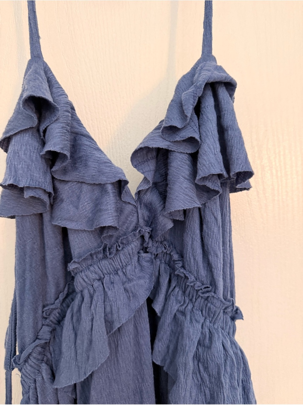 Free People Beach tiered Maxi dress size M
